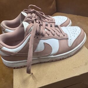 Women's Rose and White Sneakers